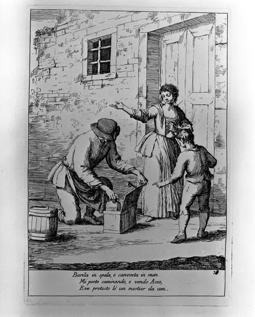 Gaetano Zompini - 139, venditore di aceto, Gallerie dell'Accademia, Venezia, attribuito